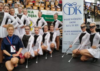 Chmielów, Gmina Nowa Dęba. Mażoretki DIAMENT dały popis na Mistrzostwach Europy w Gyor na Węgrzech.