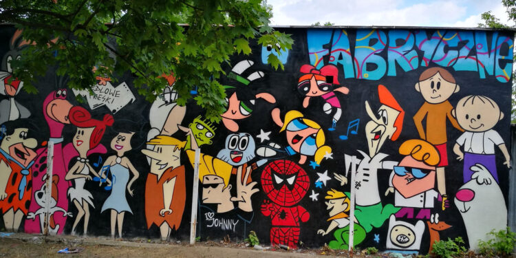 Stalowa Wola: Bajeczne Graffiti na Osiedlu Fabrycznym