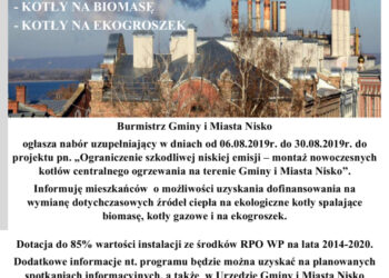 Nisko: Kolejna szansa na dofinansowanie wymiany starych pieców na nowe