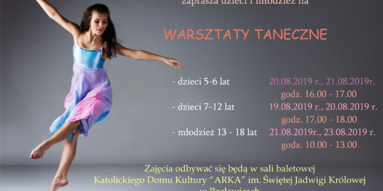 Racławice: Warsztaty taneczne dla dzieci i młodzieży