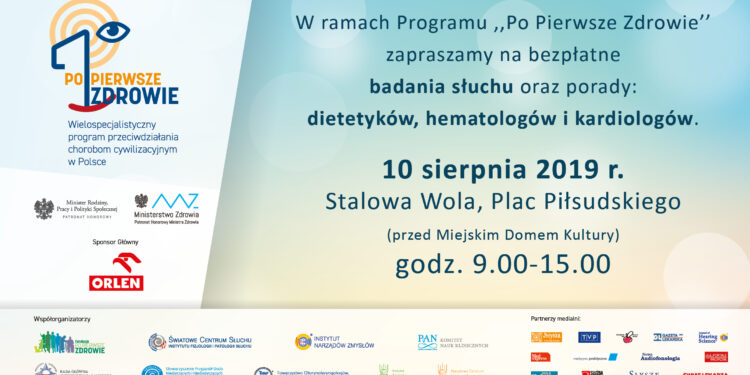 Stalowa Wola: W sobotę bezpłatne badania słuch, porady dietetyków, hematologów i kardiologów.