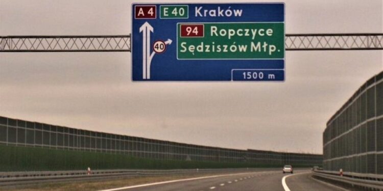 Kolbuszowa: Czekając na zjazd z autostrady