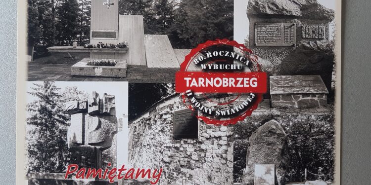 Tarnobrzeg. Okolicznościowa kartka w 80. rocznicę wybuchu II wojny światowej.