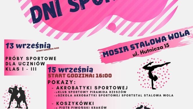 Stalowa Wola: Przyjdź na Stalowowolskie Dni Sportu