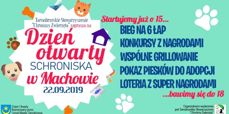 Tarnobrzeg. „Dzień Otwarty” schroniska dla zwierząt w tarnobrzeskim Machowie.