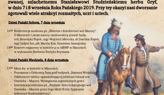 Mazury: Świętują lokację wsi