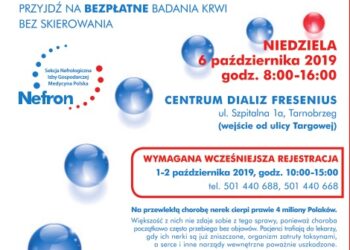 Tarnobrzeg: „Zbadaj nerki! Bezpłatnie i bez skierowania”.