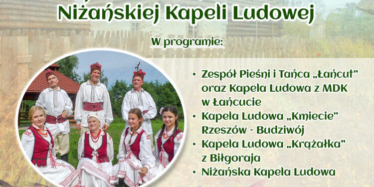 Nisko: Już w niedzielę w parku koncert Kapel Ludowych