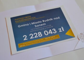 Rudnik nad Sanem: Ponad 2 miliony złotych na przebudowę dróg