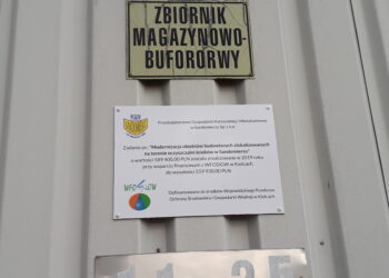 Sandomierz: Zbiornik na ścieki został wyremontowany.