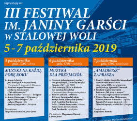 Stalowa Wola: W sobotę rusza festiwal im. Janiny Garści