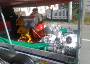 Tarnobrzeg. OSP Sielec ma pompę o dużej wydajności.