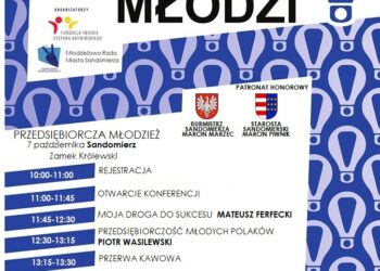 Sandomierz: O przedsiębiorczości wśród młodzieży na konferencji „Świadomi Młodzi”.