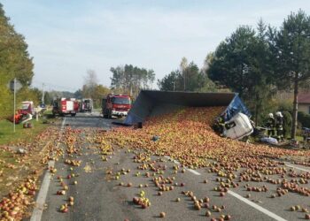 Łubnice: Zderzenie na krajowej 79
