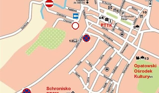 Opatów: Przy cmentarzach zmiany na drogach