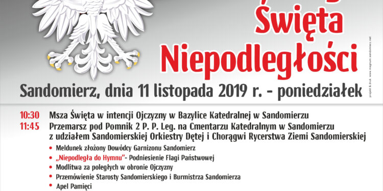 Sandomierz: Dziś Narodowe Święto Niepodległości.