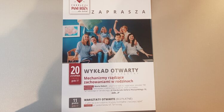 Tarnobrzeg. Pani Róża zaprasza kobiety na otwarty wykład o funkcjonowaniu rodziny.