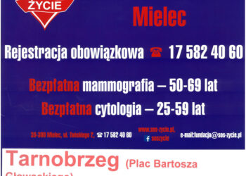 Tarnobrzeg. Bezpłatna mammografia i cytologia.