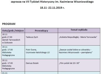 Tarnobrzeg. VII Tydzień Historyczny imienia Kazimierza Wiszniowskiego.