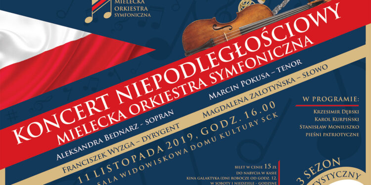 Mielec:  Symfoniczny Koncert Niepodległościowy.