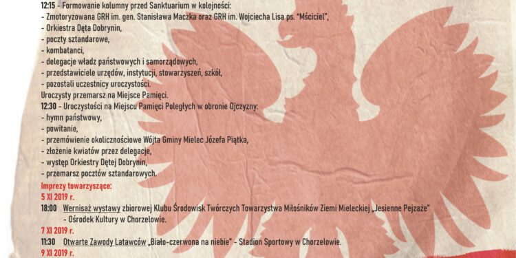 Mielec: Obchody Narodowego Święta Niepodległości w Gminie Mielec