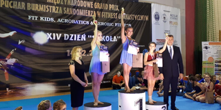 Sandomierz: Finał I Międzynarodowego Grand Prix Fit Kids Acrobaticks & Aerobic Fitness o Puchar Burmistrza Sandomierza.