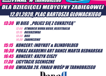 Tarnobrzeg. 28 finał Wielkiej Orkiestry Świątecznej Pomocy.
