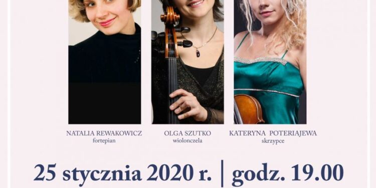 Sandomierz: Koncert Lwowskie Trio Fortepianowe.