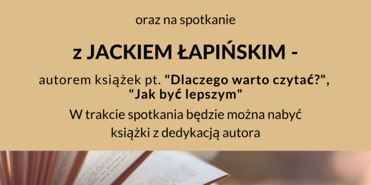Tarnobrzeg. „Czytanie jest czynnością magiczną” . Jacek Łapiński gościem biblioteki.