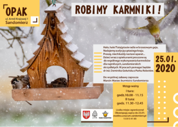 Sandomierz: Robimy karmniki dla ptaków.