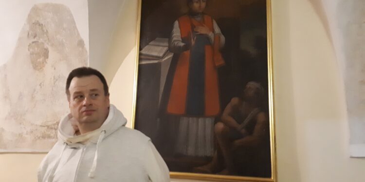 Sandomierz: Dziś Dzień św. Walentego. Patron zakochanych na obrazie u dominikanów.