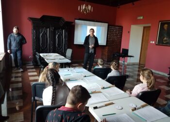 Tarnobrzeg. Dzieci uczyły się szyfrować.