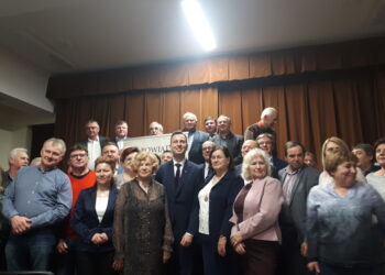 Łoniów: Spotkanie z prezesem PSL Władysławem Kosiniakiem-Kamyszem.