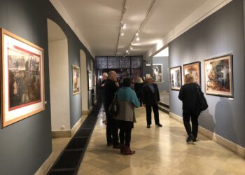 Sandomierz: Wystawa malarstwa Henryka Cześnika w Zamku Królewskim.