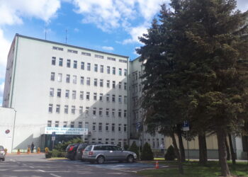 Sandomierz: „Solidarni ze służbą zdrowia Sandomierz”.