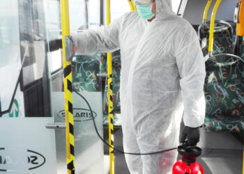 Tarnobrzeg. Autobusy są odkażane.