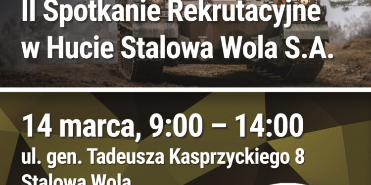 Stalowa Wola: HSW szuka pracowników.