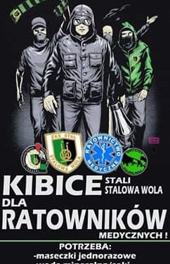 Stalowa Wola: Kibice pomogą medykom w szpitalach