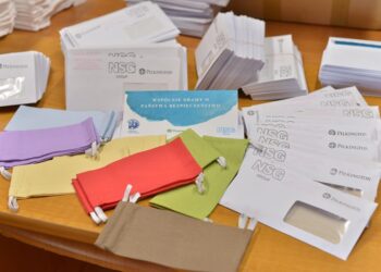 Sandomierz: Dwa tysiące maseczek od NSG Group.