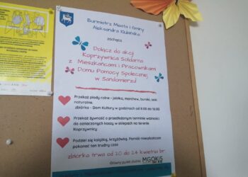 Koprzywnica: Trwa akcja charytatywna pod hasłem 'Solidarni z pracownikami i podopiecznymi Domu Pomocy Społecznej w Sandomierzu’.