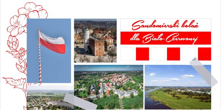 Sandomierz: 'Sandomierski kolaż dla Biało-Czerwonej’ – napłynęło ponad sto prac.