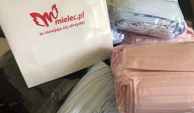 Mielec: Przekazano maseczki ochronne