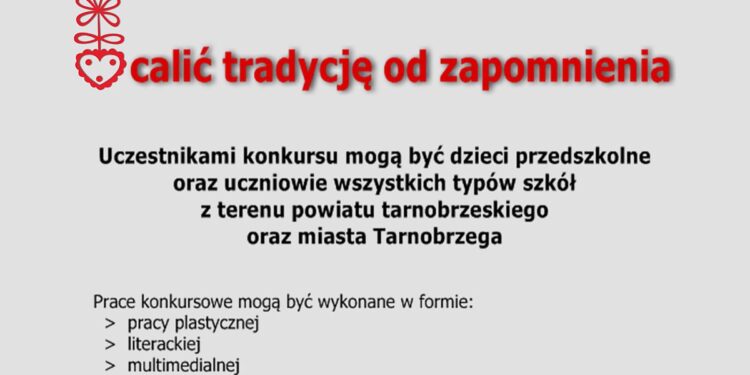 Tarnobrzeg, powiat tarnobrzeski. Konkurs dla dzieci i młodzieży. Cenne nagrody rzeczowe.