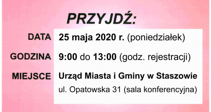 Staszów. Oddaj krew