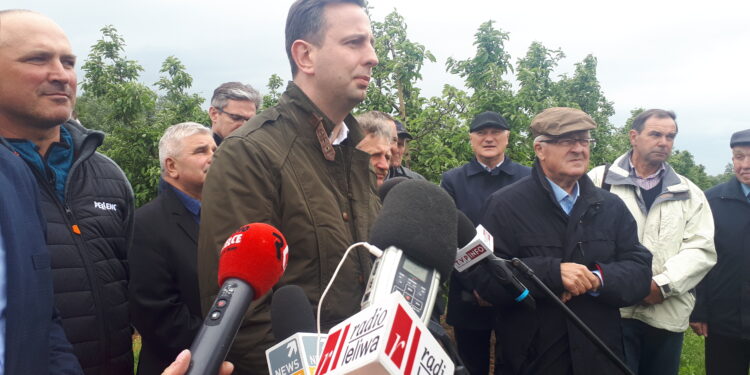 Przybysławice, Skotniki, Sandomierz: Wizyta Władysława Kosiniaka-Kamysza w powiecie sandomierskim.