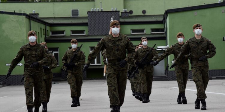 Kielce, Sandomierz: Przysięga terytorialsów w czasach kryzysu.