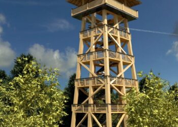 Nisko: Na Podwolinie powstaje most na wyspę i rusza budowa wieży widokowej