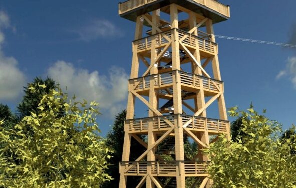 Nisko: Na Podwolinie powstaje most na wyspę i rusza budowa wieży widokowej