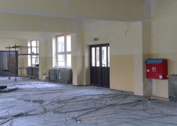 Grębów. Trwa remont w Gminnym Centrum Kultury