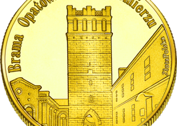 Sandomierz: Brama Opatowska ma swoją pamiątkową monetę.